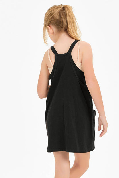 Relaxed Tank Dress with Built-In Romper Lining