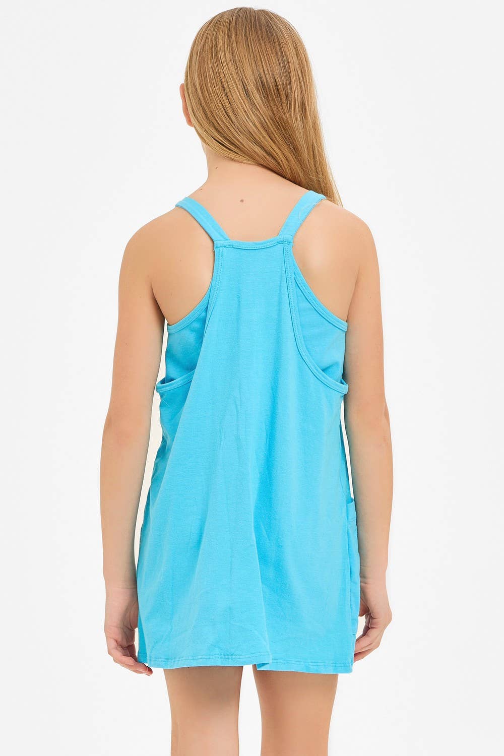 Relaxed Tank Dress with Built-In Romper Lining